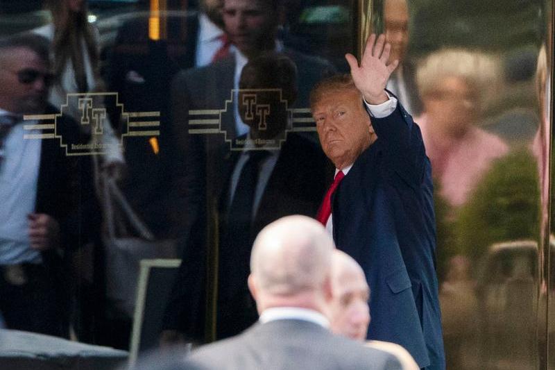 Donald Trump a venit la New York pentru procesul în care va fi pus sub acuzare, Foto: TNS/ABACA / Abaca Press / Profimedia