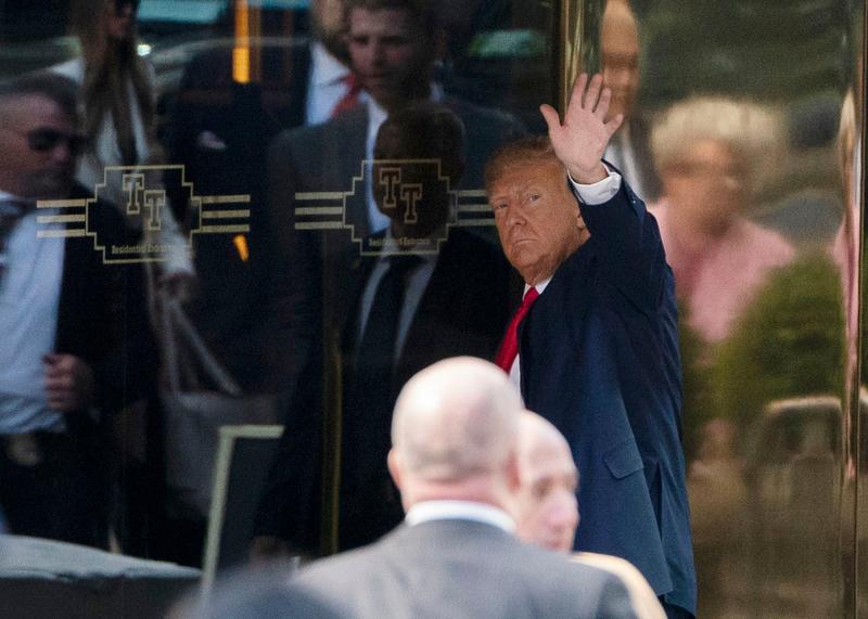 Donald Trump a venit la New York pentru procesul în care va fi pus sub acuzare, Foto: TNS/ABACA / Abaca Press / Profimedia
