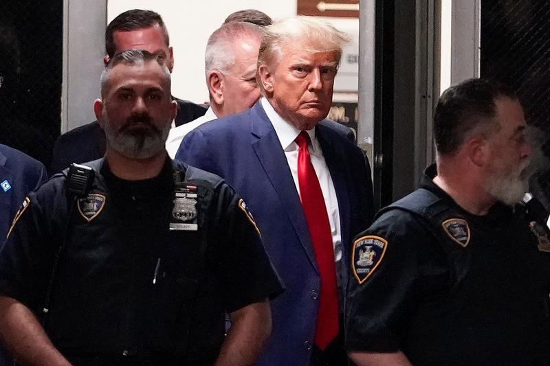 Donald Trump la Tribunalul Penal din Manhattan, Foto: Mary Altaffer / AP / Profimedia