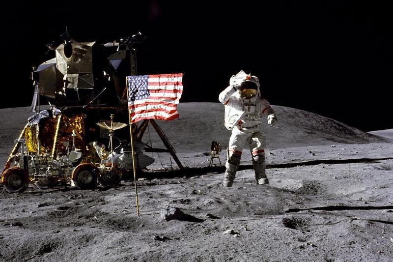 Astronaut pe Luna, Foto: NASA
