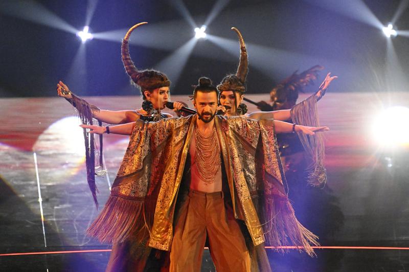 Pasha Parfeni, reprezentantul Moldovei, este printre primii 10 finalisti de la Eurovision 2023, Foto: Vesa Moilanen / Shutterstock Editorial / Profimedia Images