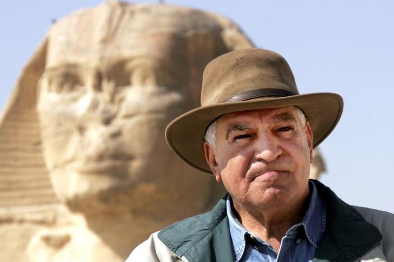 Arheologul și fost ministru egiptean al Antichităților, Zahi Hawass, Foto: Amr Nabil / AP / Profimedia