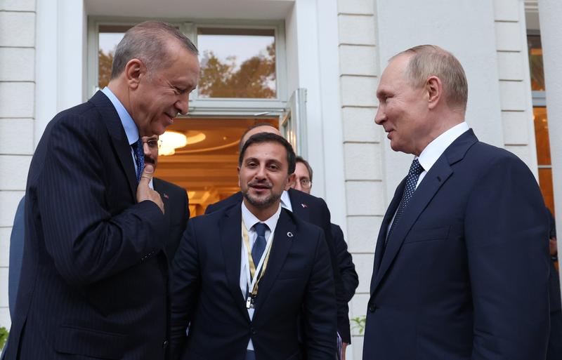 Tayyip Erdogan și Vladimir Putin, Foto: Vyacheslav Prokofyev / Sputnik / Profimedia