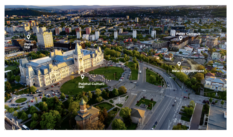 Orașul Iași, prin concursul în sine și soluția câștigătoare, este parte din pavilionul României de la Bienala de la Veneția, Foto: Iulius Grup