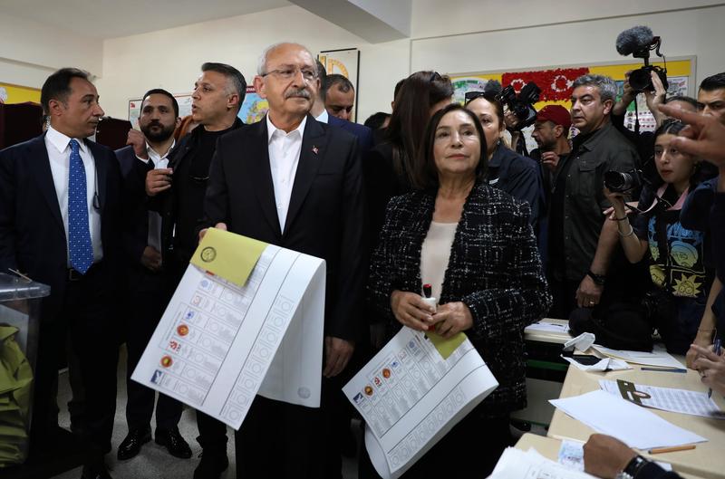 Kemal Kilicdaroglu la urne, Foto: Ali Unal / AP / Profimedia