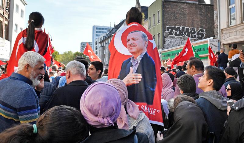 Miting de sustinere a lui Recep Erdogan in Germania, Foto: Martin Meissner / AP / Profimedia