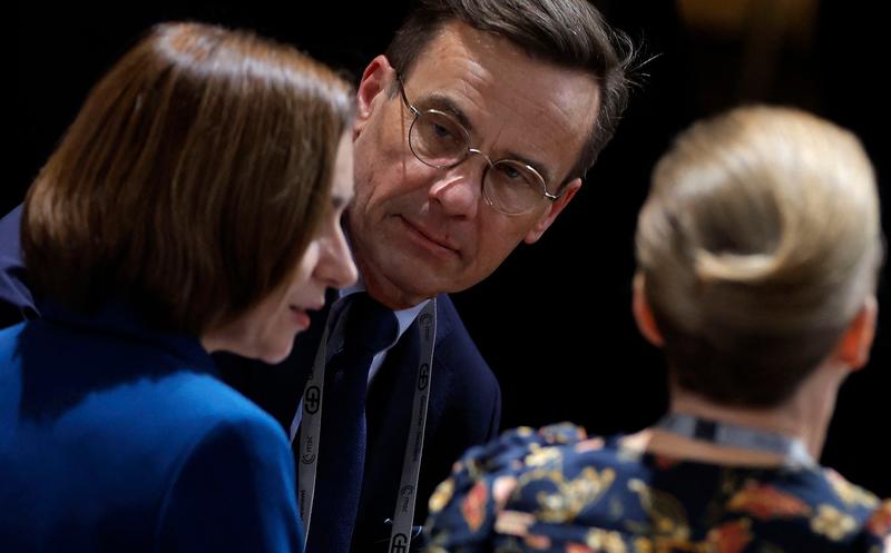 Maia Sandu alaturi de prim-ministrii din Suedia si Danemarca, Foto: Odd ANDERSEN/ AFP/ Profimedia