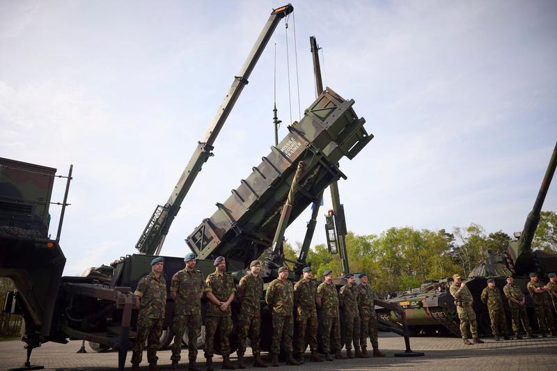 Sistem Patriot, la o baza din Olanda. Foto: Ukraine Presidents Office / Alamy / Alamy / Profimedia