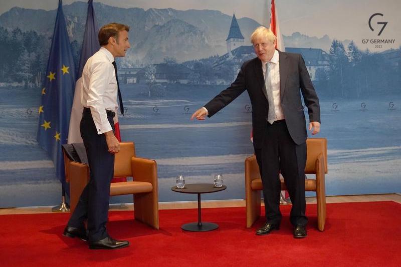 Emmanuel Macron alaturi de Boris Johnson, Foto: PA Images / Alamy / Alamy / Profimedia