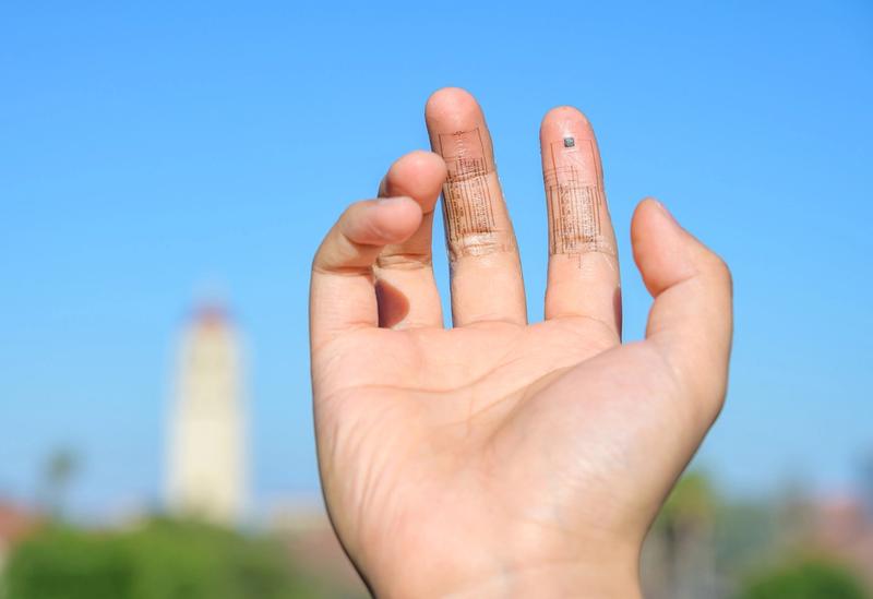 Piele digitala e-skin, Foto: Jiancheng Lai and Weichen Wang of Bao Research Group at Stanford University