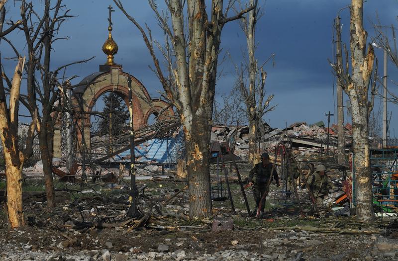 Soldați Wagner în Bahmut, Foto: RIA Novosti / Sputnik / Profimedia