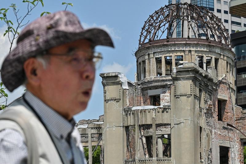 Supravieţuitor al bombei atomice de la Hiroshima, Foto: Richard A. Brooks / AFP / Profimedia