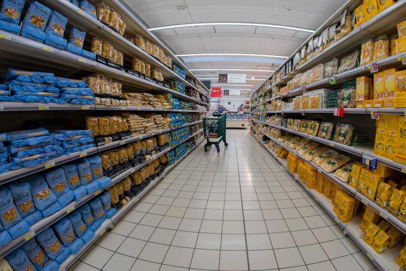 Raionul de paste dintr-un supermarket italian, Foto: Shutterstock