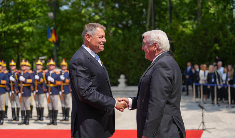 Klaus Iohannis și președintele Germaniei, Frank-Walter Steinmeier, Foto: Administratia Prezidentiala