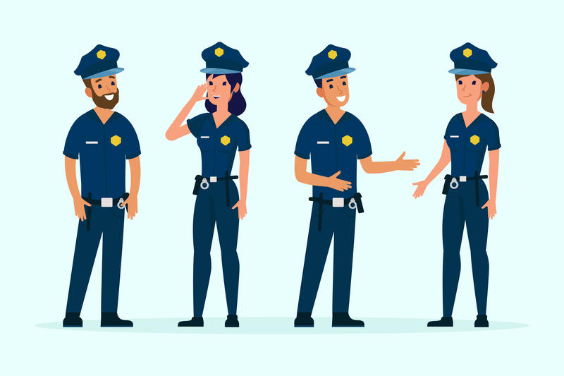 Polițiști, Foto: freepik.com