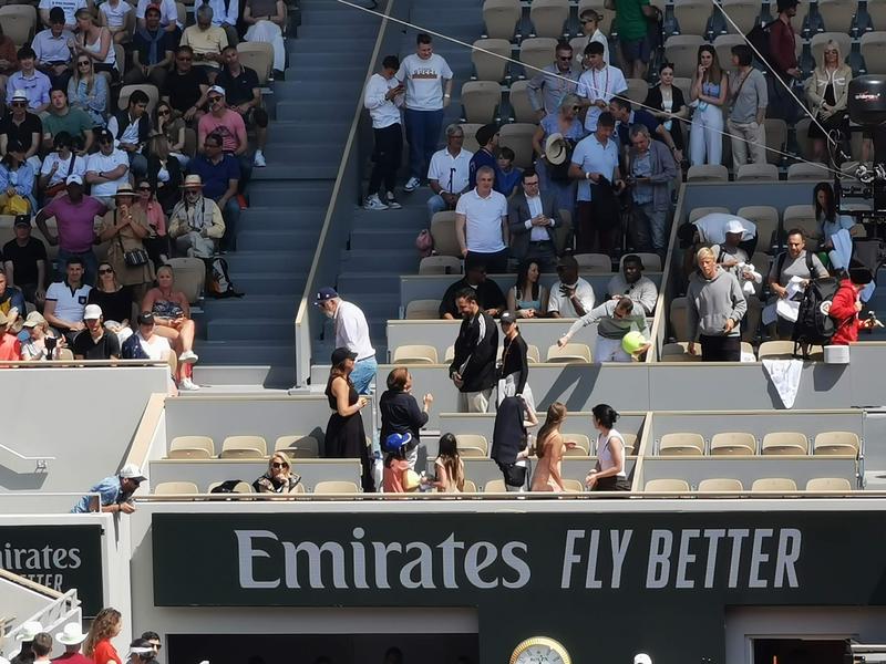 Ion Tiriac, fiul sau si Sorana Cirstea, Foto: Adrian Ilincescu/ HotNews.ro