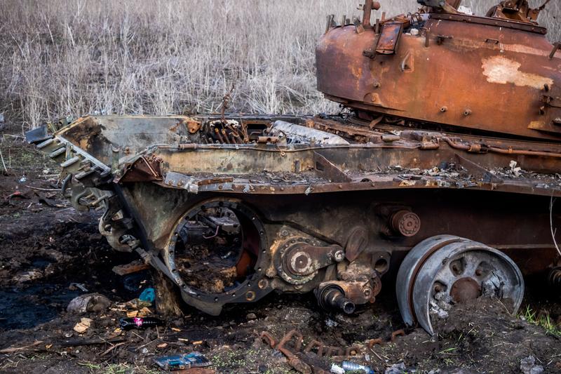 Tanc rusesc distrus, Foto: Jose Hernandez / Shutterstock Editorial / Profimedia