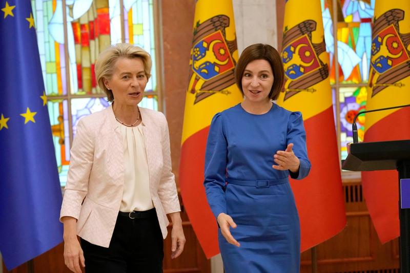 Maia Sandu si Ursula von der Leyen, Foto: Andreea Alexandru / AP / Profimedia