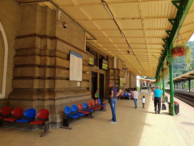 In gara Sinaia, Foto: Vlad Barza / HotNews.ro