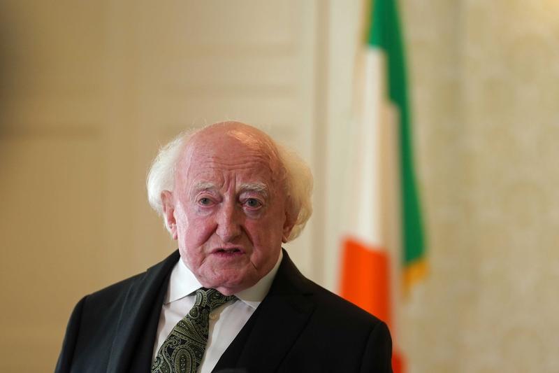 Preşedintele Irlandei, Michael D. Higgins, Foto: Brian Lawless / PA Images / Profimedia