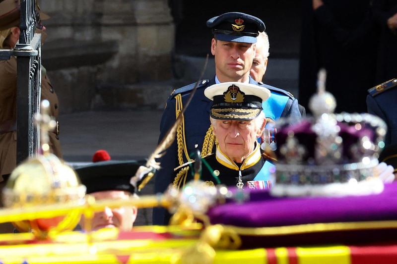 Regele Charles și prințul William, Foto: HANNAH MCKAY / AFP / Profimedia