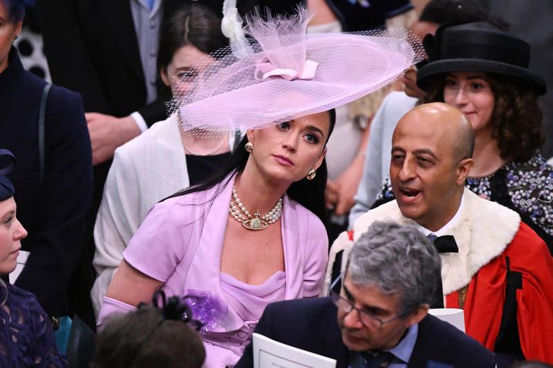 Cântăreaţa Katy Perry, la ceremonia de încoronare a regelui Charles, Foto: James Veysey / Shutterstock Editorial / Profimedia