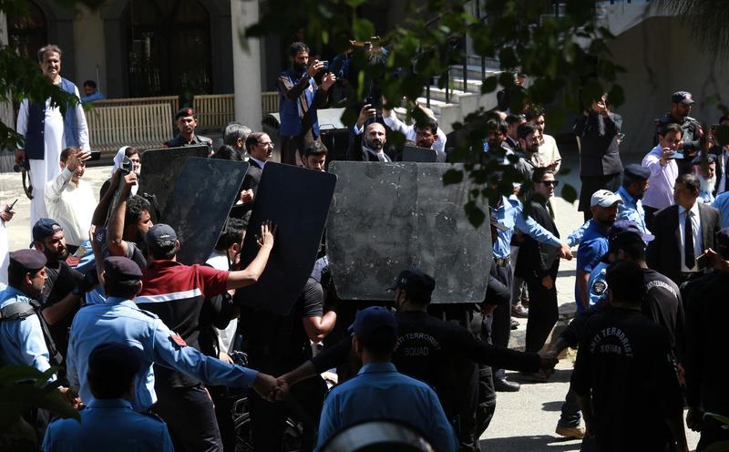 Imran Khan a fost arestat, Foto: Muhammad Reza / AFP / Profimedia Images