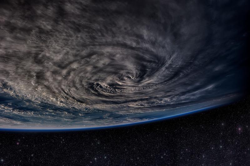 taifun văzut din satelit, Foto: Irina Dmitrienko / Panthermedia / Profimedia