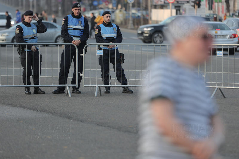 Restrictii trafic Piata Victoriei, Foto: Inquam Photos / Alexandru Busca