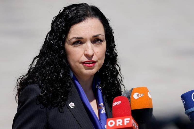 Președinta kosovară Vjosa Osmani, Foto: Ludovic MARIN / AFP / Profimedia