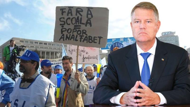 Iohannis declară război dascălilor aflați în grevă, Foto: fanatik.ro