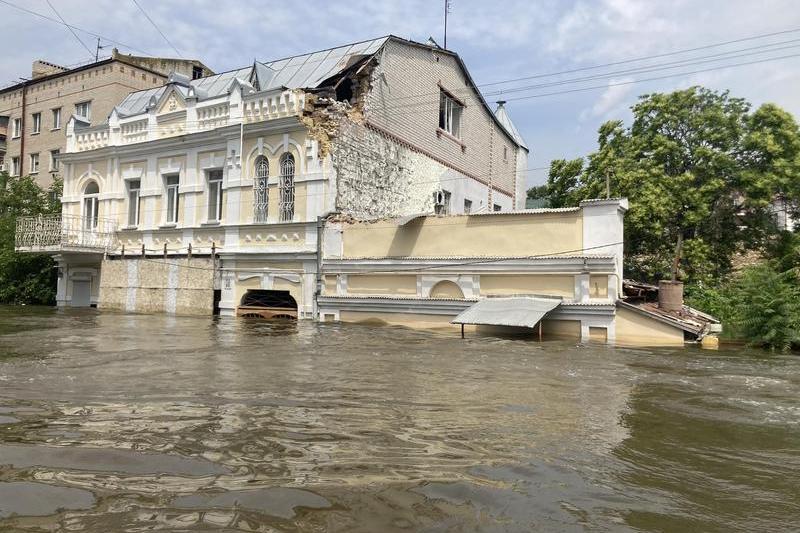 Inundații în Herson, Foto: Victoria Ivleva