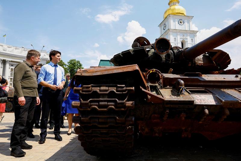 Justin Trudeau, la Kiev, Foto: VALENTYN OGIRENKO / AFP / Profimedia