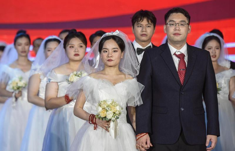 Numărul nunților din China continuă să scadă, Foto: Peng Huan / AP / Profimedia