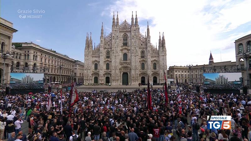 Funeraliile de stat ale lui Silvio Berlusconi, la Domul din Milano, Foto: FOTOGRAMMA / Sipa Press / Profimedia