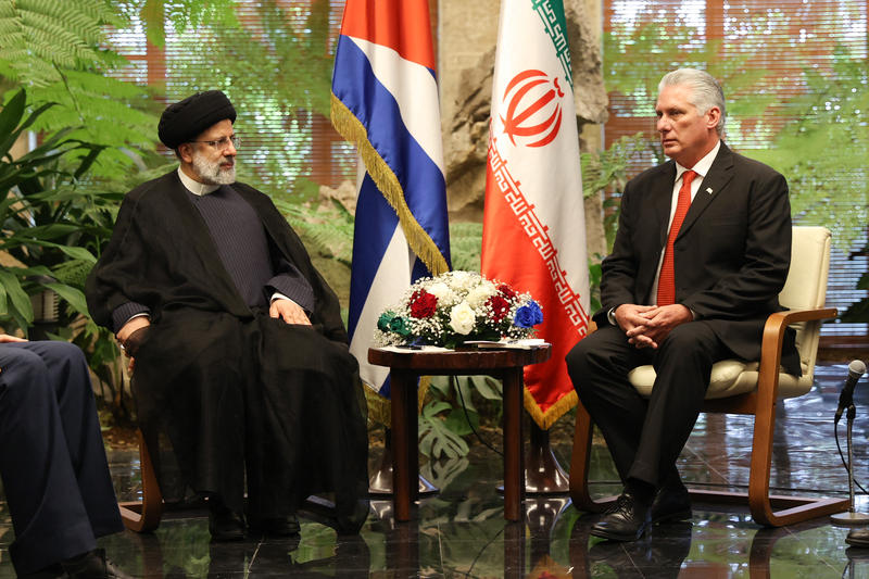 Miguel Mario Diaz-Canel Bermudez și Ebrahim Raisi în Havana, Foto: AA/ABACA / Abaca Press / Profimedia