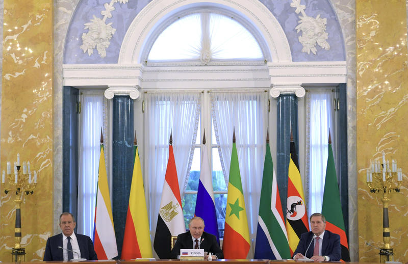 Vladimir Putin, la intalnirea cu liderii africani, Foto: Profimedia