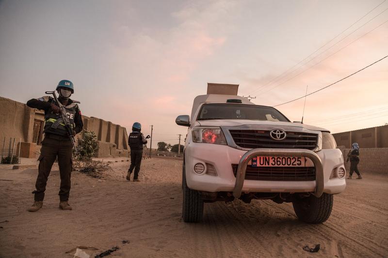 Trupele ONU se zbat de un deceniu să mențină o oarecare stabilitate în Mali, Foto: FLORENT VERGNES / AFP / Profimedia