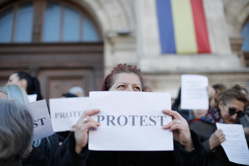 Protest al magistratilor, Foto: Inquam Photos / George Călin