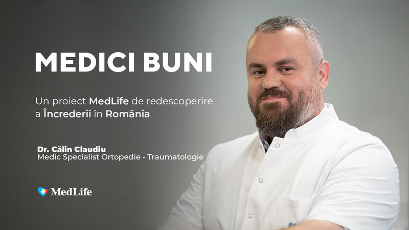 Dr. Claudiu Călin, medic specialist ortopedie-traumatologie la Spitalul de Ortopedie MedLife, Foto: MedLife
