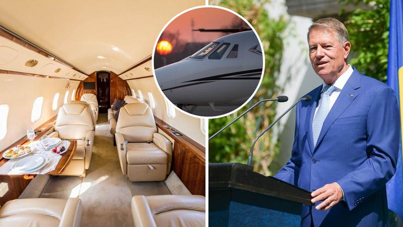 Klaus Iohannis a apelat frecvent la serviciile companiei Toyo Aviation, Foto: fanatik.ro