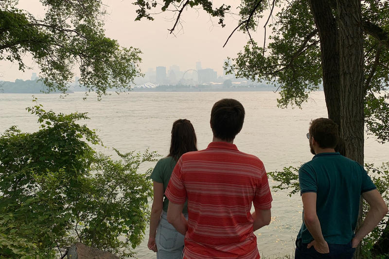 Montreal este sufocat de fum, Foto: Anne-Sophie THILL / AFP / Profimedia