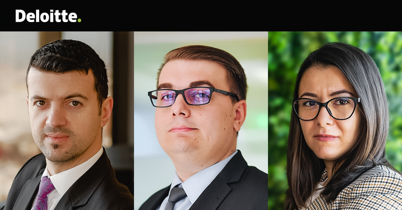 Alex Slujitoru, Catalin Chibzui, Ana Sabiescu, Foto: Deloitte Romania