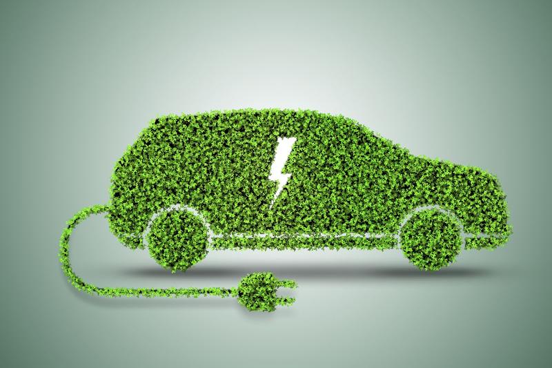 Masina electrica „verde” - ilustratie, Foto: Shutterstock