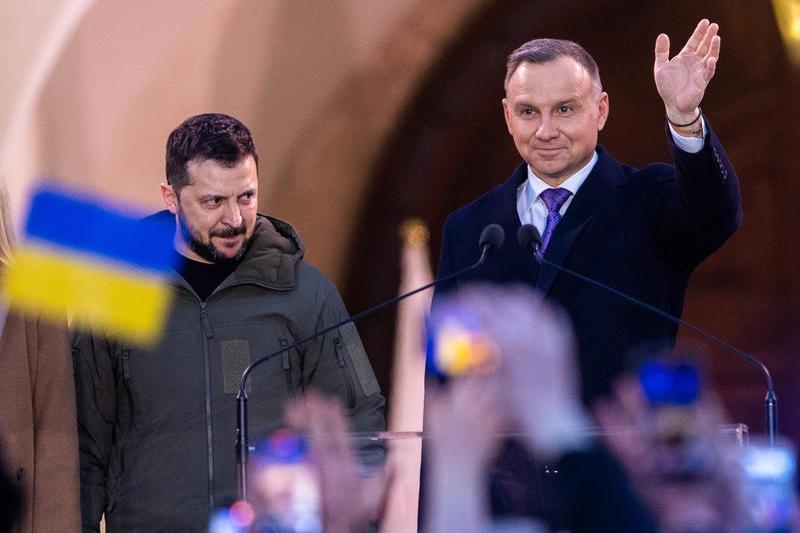 Volodimir Zelenski si Andrzej Duda, Foto: Foto Olimpik / Zuma Press / Profimedia