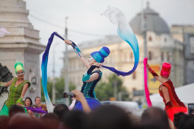 București, Festivalul Internațional de Teatru de Stradă, Foto: Inquam Photos / George Calin