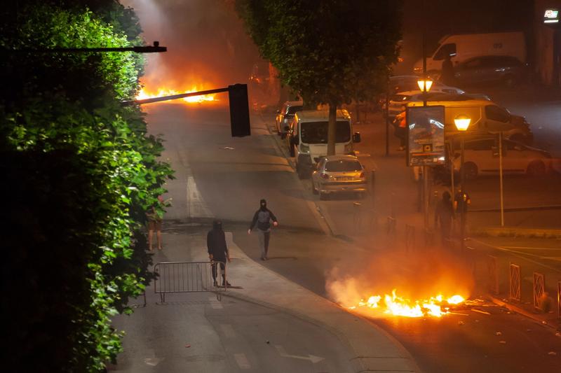 Proteste masive în Franța după moartea lui Nahel, Foto: Stephane Rouppert/NurPhoto / Shutterstock Editorial / Profimedia