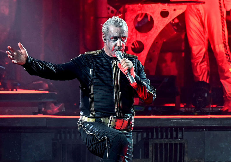 Till Lindemann în timpul unui concert Rammstein, Foto: Malte Krudewig / AFP / Profimedia