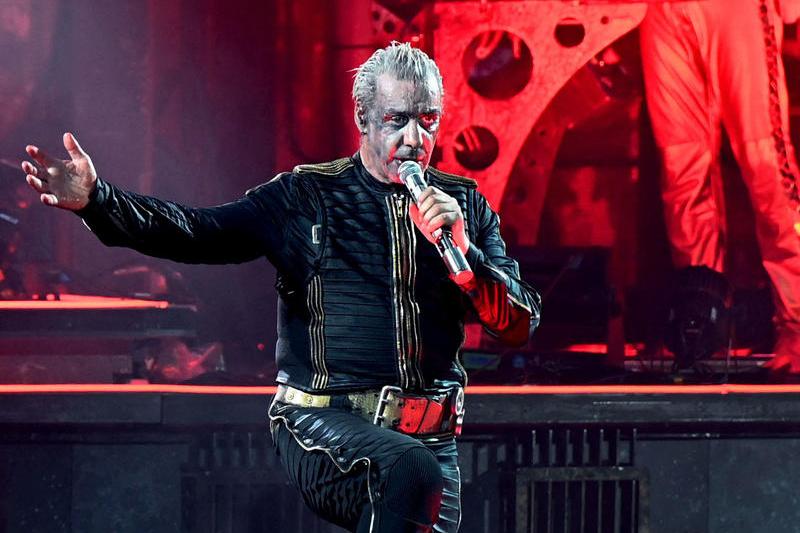 Till Lindemann în timpul unui concert Rammstein, Foto: Malte Krudewig / AFP / Profimedia