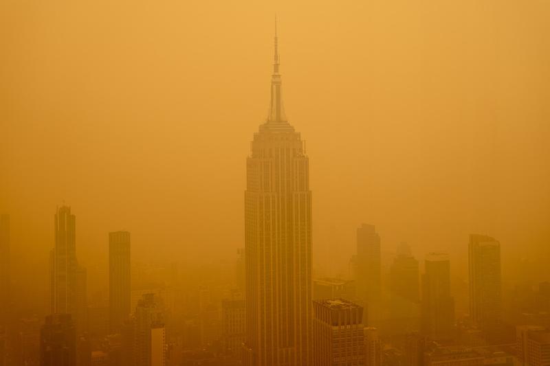 Poluare record la New York, Foto: David Dee Delgado / Getty images / Profimedia